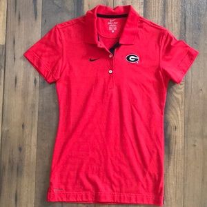 NWOT Nike Georgia Bulldog Polo